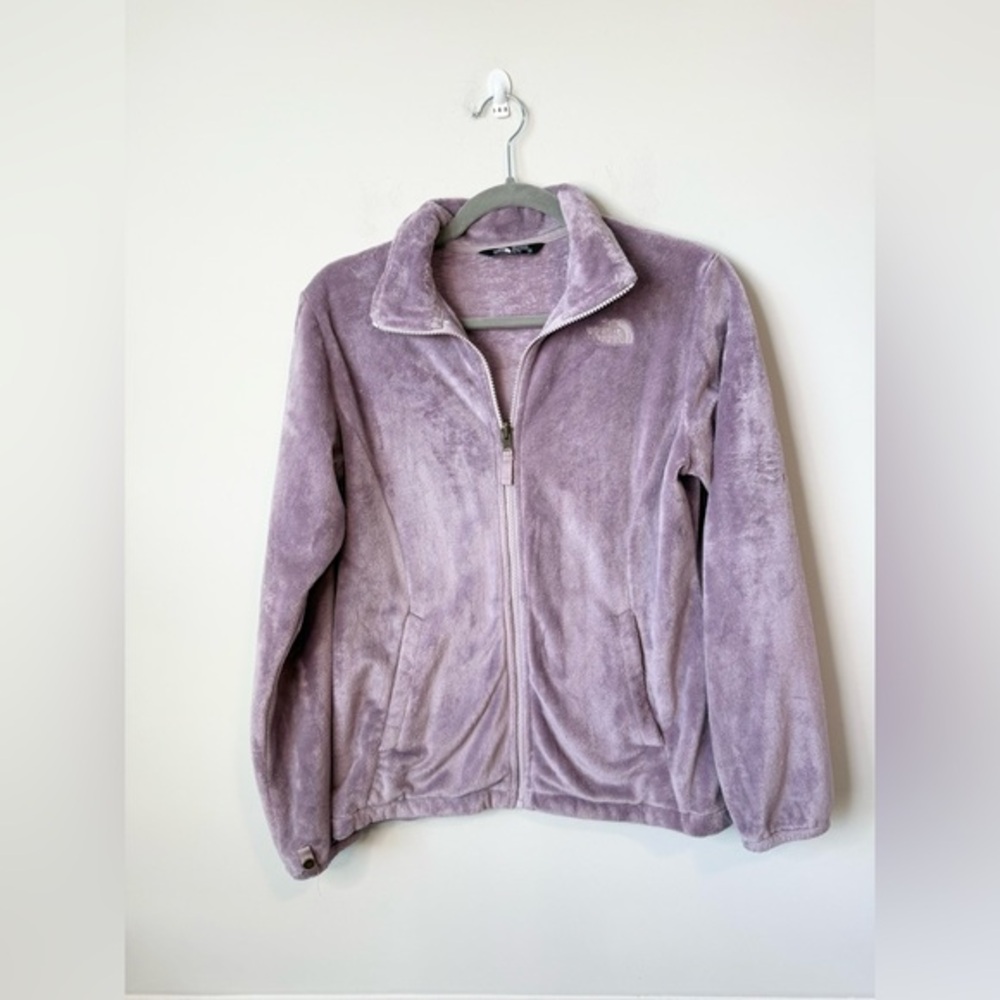 The North Face lilac fleece jacket size XL youth
